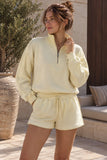 Half‑Zip Mock‑Neck Sweatshirt
