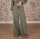 REORDER: Matching Rib Wide Oversize Sweatpants