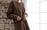 Cotton Loop Terry Soft Cropped LS Sweatshirt